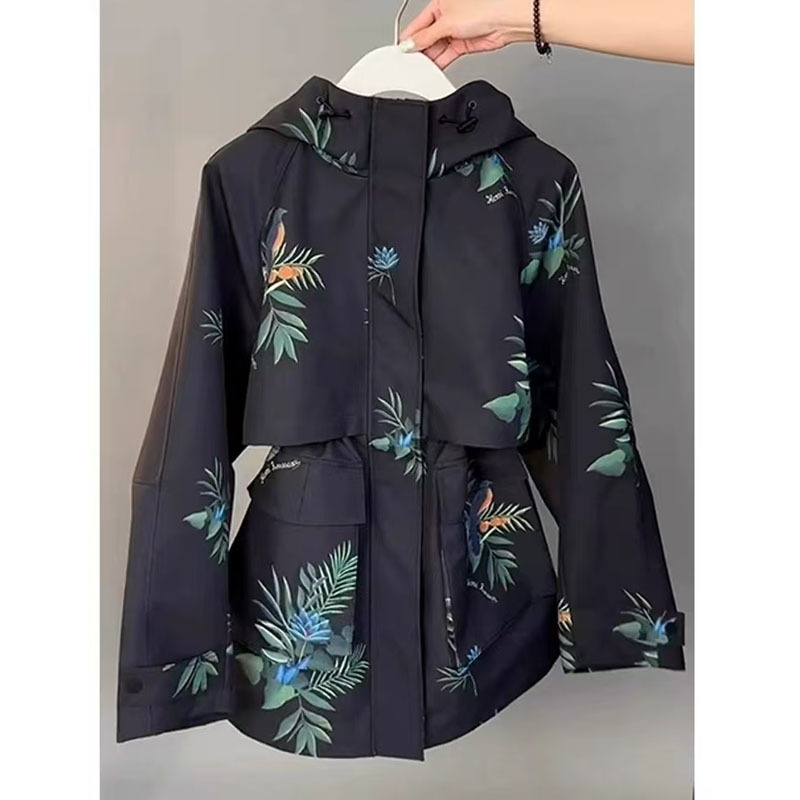 Office Tech Wear - YYAHAHAS Jaket Berkerudung Teknis Wanita, Jaket