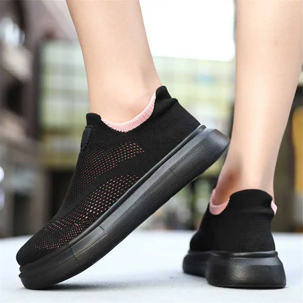 Classic Tech Office Number - Stoking Platform sepatu cokelat untuk wanita