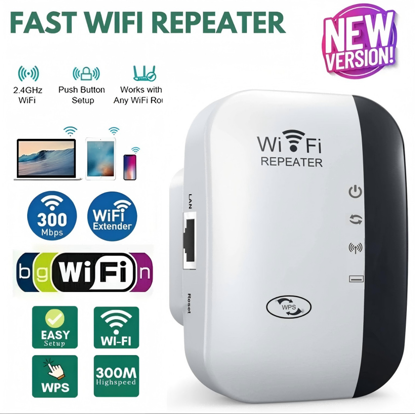 Wifi Range Extender - Penguat Sinyal WiFi 300Mbps & Penguat