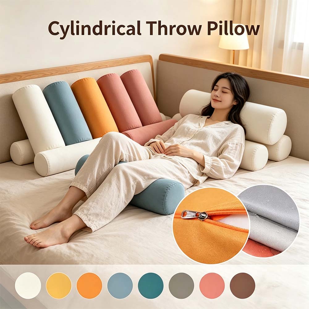 Bantal Silinder Warna Solid Ka - Office Tech Chair ulasan dan harga