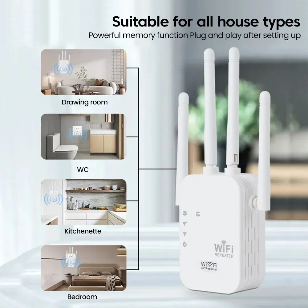 Pengulang WiFi Nirkabel 300Mbp - Wifi Range Extender ulasan dan harga