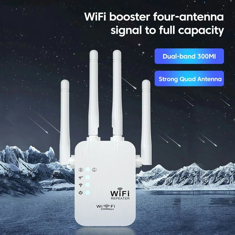 Penguat Sinyal WiFi Nirkabel 3 - Wifi Range Extender ulasan dan harga