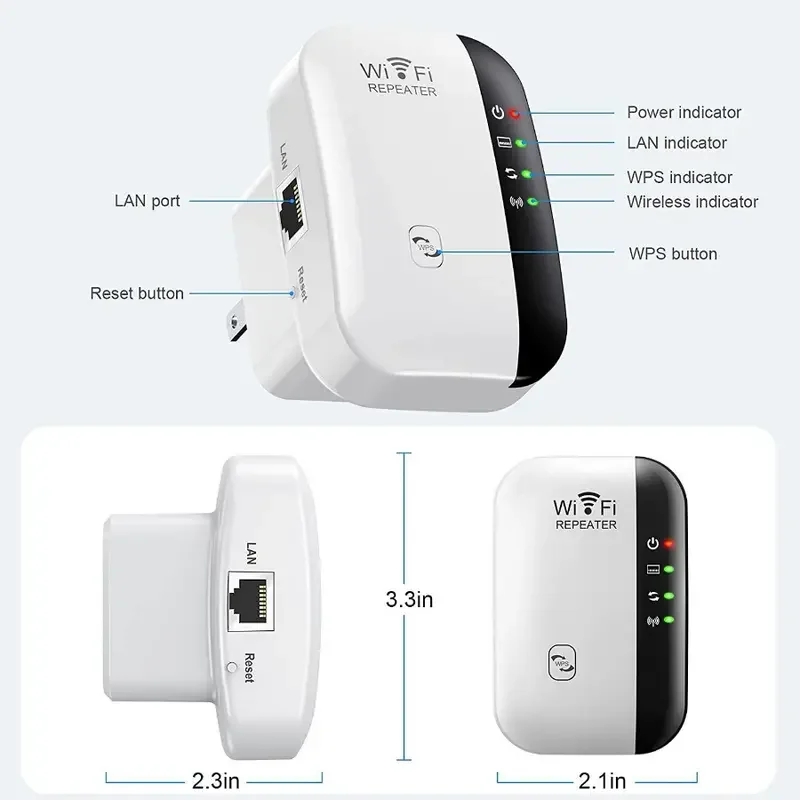 Penguat Sinyal WiFi 300Mbps &  - Wifi Range Extender ulasan dan harga