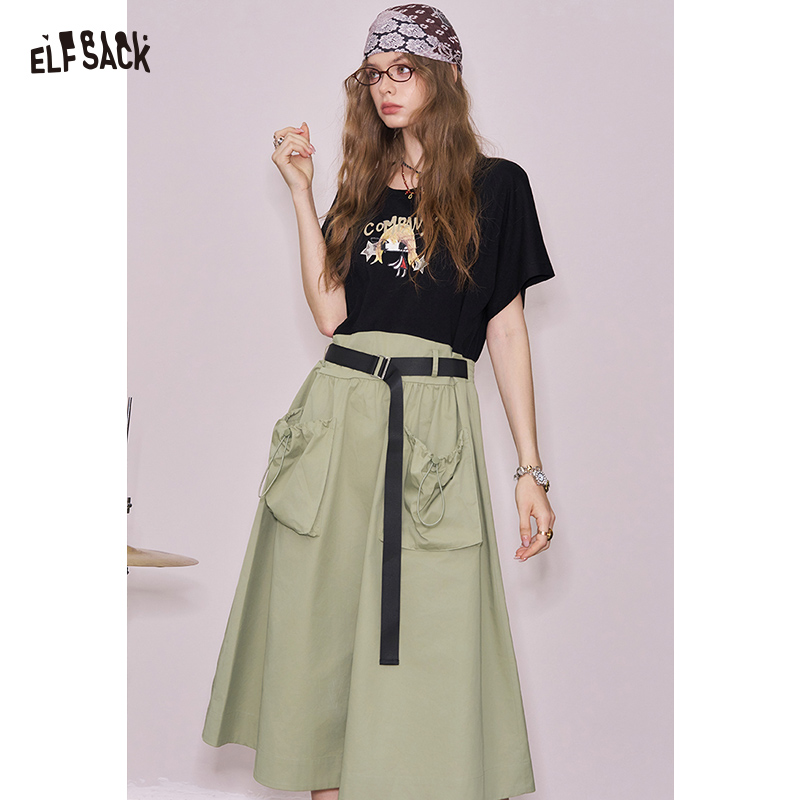 ELFSACK Gaun Utilitas Y2K Kelu - Office Tech Wear ulasan dan harga