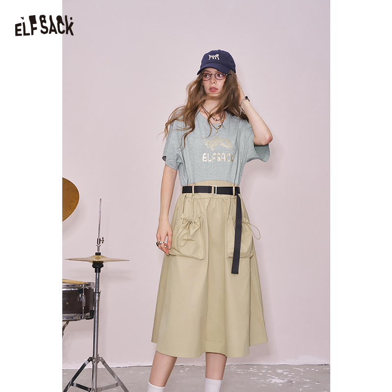 ELFSACK Gaun Utilitas Y2K Kelu - Office Tech Wear ulasan dan harga