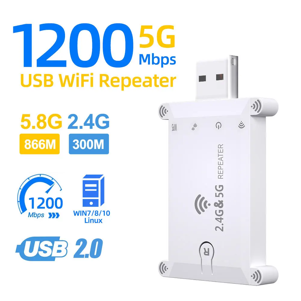 WiFi FIY 2.4G/5G Usb Wifi Repe - Wifi Range Extender ulasan dan harga
