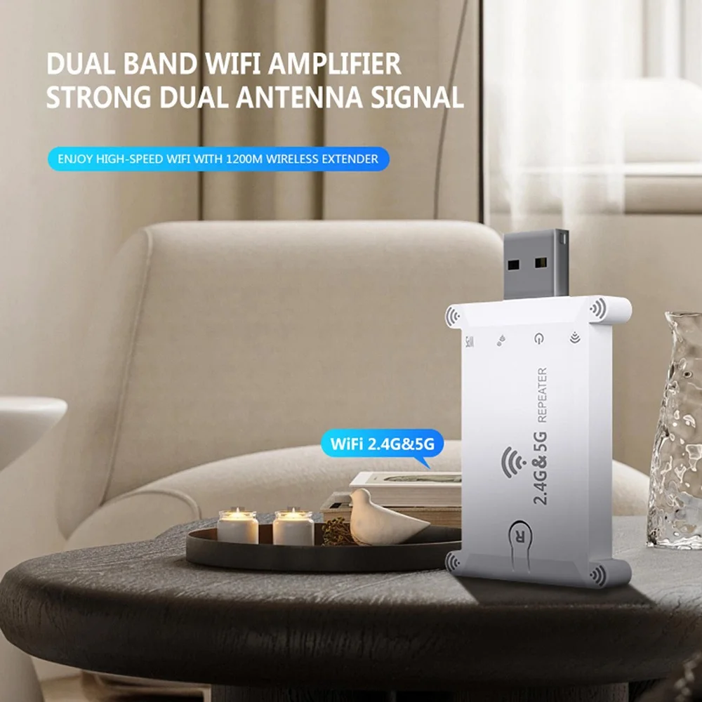 WiFi FIY 2.4G/5G Usb Wifi Repe - Wifi Range Extender ulasan dan harga
